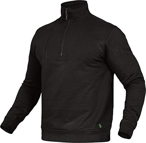 Leib Wächter Flex-Line Troyer Pullover Arbeitspullover (schwarz, 5XL)