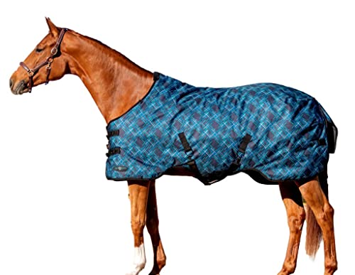 Kensington Signature Pony Turnout – stabile Decke Tageskleidung, wasserdicht und reißfest, 180 g (Größe 66, Atlantis)