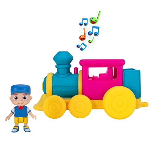 CoComelon CMW0080 Mitsing-Zug mit Musik und exklusiver JJ Spielfigur, offizielle englische Sprachversion, Spielzeug ab 3 Jahren