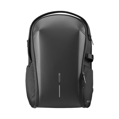 Bizz Backpack Herren 15.6'' Zoll Wasserdicht Schwarz Laptop Rucksack, schwarzes, 32x47x18-26 cm
