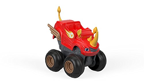 Blaze FHV04 Nashoron Knautsch-und Schleudern, Monster Truck, Spielzeug 3 Jahre, Mehrfarbig