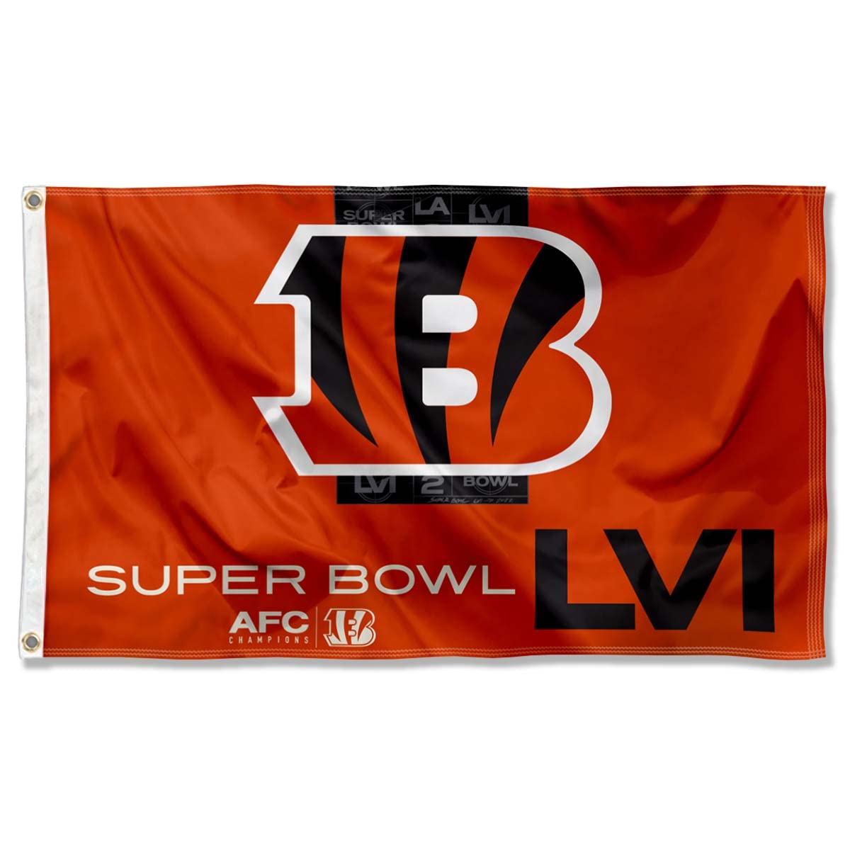 Cincinnati Bengals AFC Super Bowl LVI Bound 3x5 Flagge