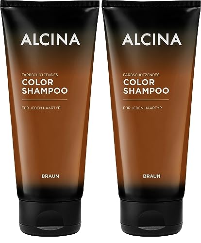 2er Alcina Color Shampoo Braun 200 ml