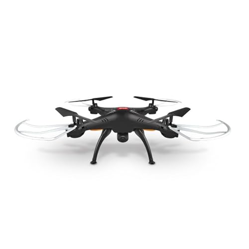 Cartronic 2.4 GHz Quadcopter Q5S Explorers mit Kamera, schwarz, 32,0 x 32,0 x 10,5 cm I Ferngesteuerte Drohne mit Kamera, Headfree Control & LEDs I Drohne für Anfänger geeignet I Ab 14 Jahre