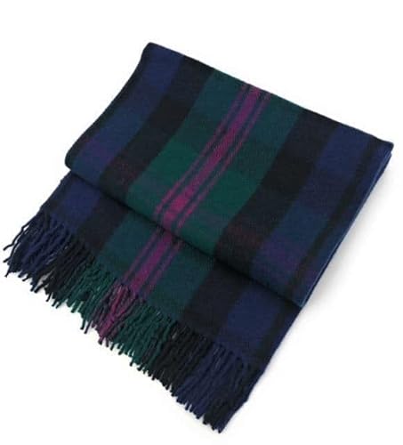 Schottische Clans – Moderne schottische Schottenkaro-Teppiche/Decke – 100% Wolle Tartan Teppich/Decke – Outdoor-Decke (Baird Modern)