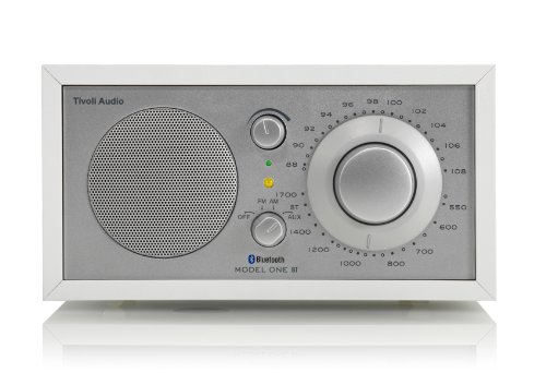 Tivoli Model One Bluetooth UKW-/MW-Radio in Weiß/Silber