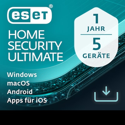 ESET ESD HOME Security Ultimate 5 Users 1 Year (EHSU-N1A5-VAKT-E)