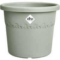 Elho Algarve Cilindro 48 - Blumentopf für Außen - Ø 48.0 x H 40.0 cm - Grün/Thymian Grün