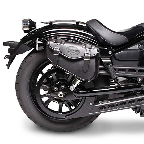 Satteltasche 3L Kompatibel für Ducati Scrambler Full Throttle schwarz rechts