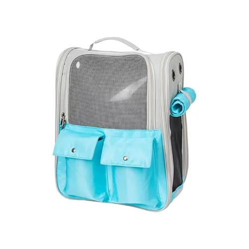 Yisawroy Tragbare Hunde-Reisetasche für vier Jahreszeiten, tragbar, Rucksack, Schultertasche, Kätzchen-Tasche mit Netz, Tragetaschen für große, mittelgroße Rucksäcke