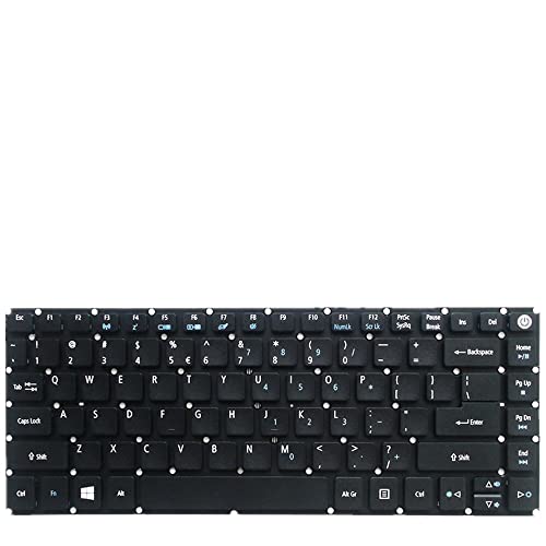 FQ Laptop Tastatur für ACER für Aspire E5-491G Schwarz Amerikanische Version