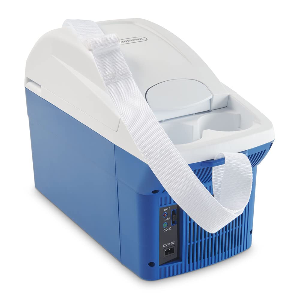 Mobicool MT08, tragbare thermo-elektrische Kühlbox / Heizbox, 8 Liter, 12 V für Auto, Lkw, Blau