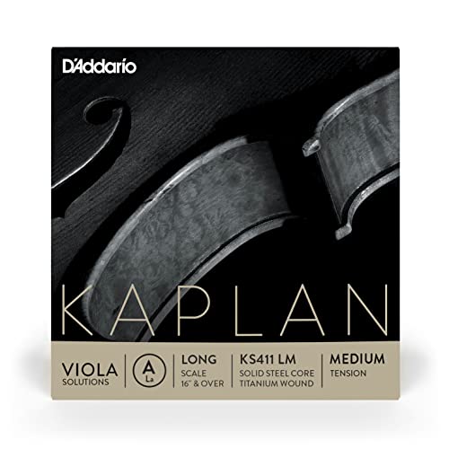 D'Addario KS411-LM Kaplan Viola Einzelsaite 'A' Titan Long Medium
