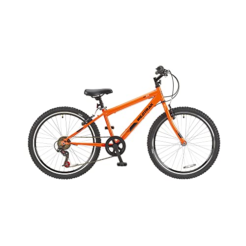 Wildtrak - 24 Zoll Fahrrad für Kinder, Alter 8-10 Jahre, verstellbare Bremsen - Orange