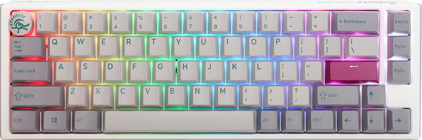 Ducky One 3 Mist Grey SF Gaming Tastatur, RGB LED - MX-Ergo-Clear (US) (DKON2167ST-EUSPDMIWHHC2)