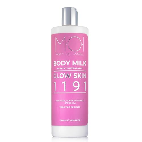 Body Milk Glow Skin 1191 mit Aloe Vera, Rizinusöl und Kamille 500 ml MOI SKINCARE