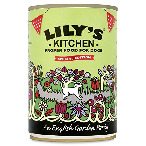 Lily's Kitchen An English Garden Party für Hunde, 400 g pro Dose, 3 Stück