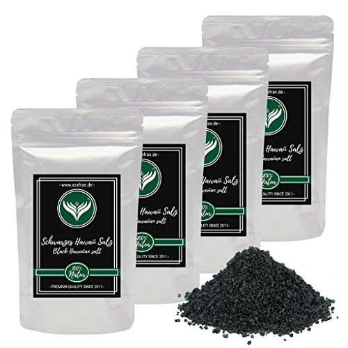 Azafran Hawaii Salz schwarz - Schwarzes Dekorsalz Black Lava 1kg