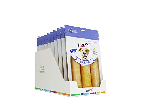 DOKAS Getreidefreier Premium Kausnack für Hunde - Ideal für große Hunde