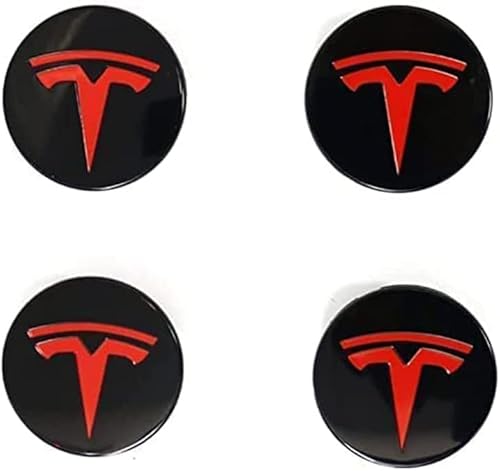 4 Stück Nabendeckel für Tesla Model S Model 3 Model X Model Y 60MM, Radnaben-Mittelabdeckungen Nabenkappen Felgendeckel Radnabenkappen, Wheel Caps Ersatz für Autozubehör Verwendet,C