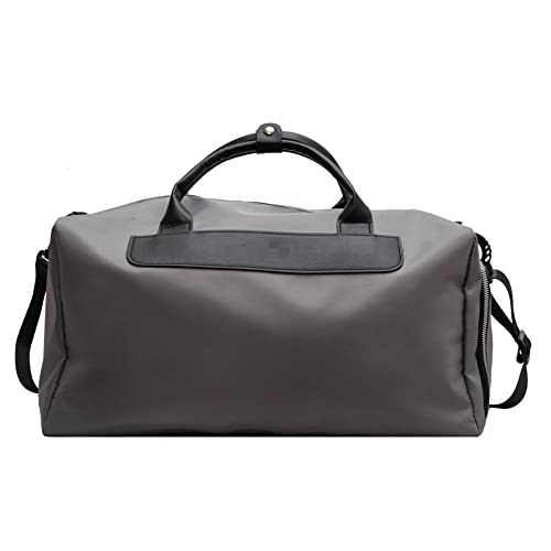 Sporttasche für Damen und Herren Reisetasche Handgepäck Tasche Weekender Bag Schwimmtasche Wasserdicht Travel Bag (Grey)