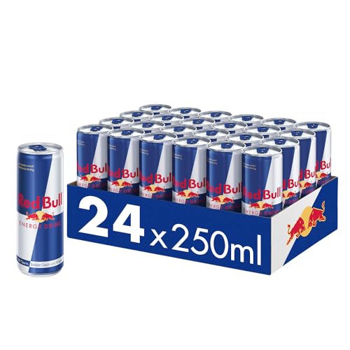 Red Bull Energy Drink Dosen Getränke 24er Palette, EINWEG (24 x 250 ml)