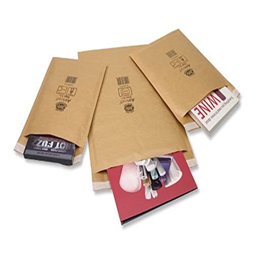 Jiffy Airkraft Versandtaschen leicht für DIN A5 und DVDs Größe 1 170 x 245 mm 100 Stück golden