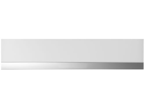 Küppersbusch CSV 6800.0 Vakuumierschublade + ZV 8022 Glasfront Weiß + Designleiste Silver Chrome