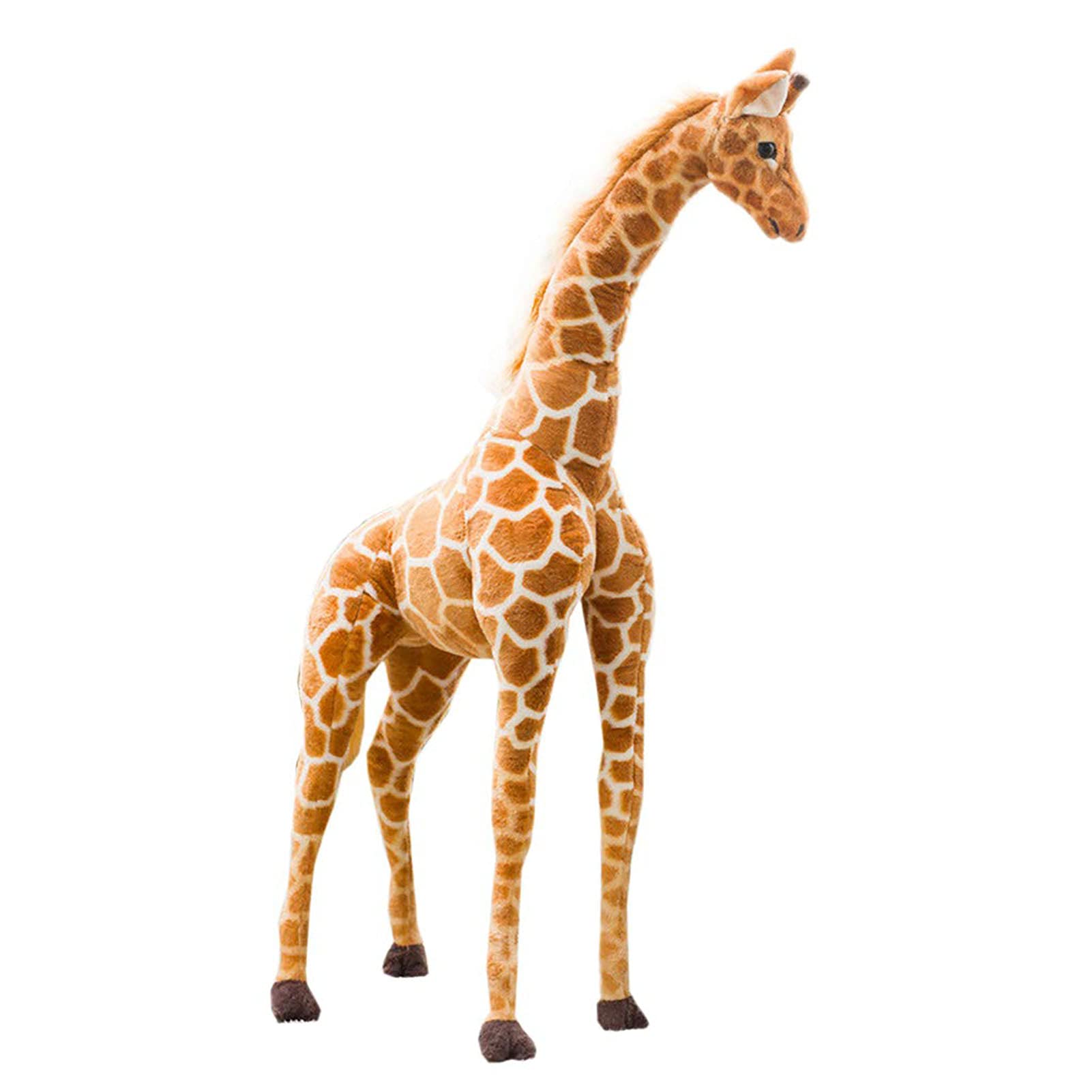 Hengqiyuan Riesen Giraffe Kuscheltier Groß Plüschtier XXL, Schön Kuscheltier Plüsch Stofftier Giraffe Spielzeug Junge Mädchen Geburtstagsgeschenk,140cm