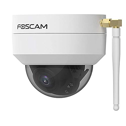 FOSCAM D4Z 4 MP Dual-Band WLAN PTZ Dome Überwachungskamera mit 4-Fach optischem Zoom, geschützt gegen Witterung und Vandalismus (IP66- und IK10)
