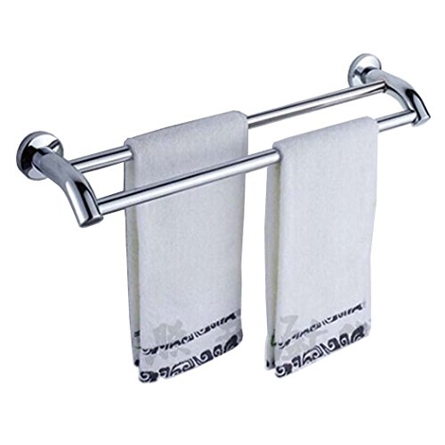 PHOEWON Handtuchstange Edelstahl Multifunktion Handtuchstangen Bad Wand Handtuchhalter mit Haken für Badezimmer, Küche