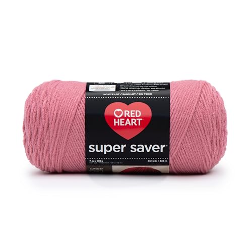 Red Heart Super Saver Garn, Acryl, Hell Himbeere, Single, 333