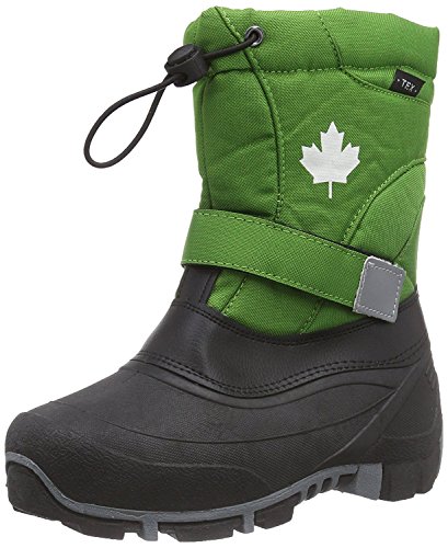 Indigo Canadians Unisex Winter Stiefel 467-185 mit Innenschuh in 2 Farben (42 EU, Green)