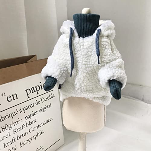 Verdicken Sie warmes Hunde-Outfit Winter-Hundekleidung Hoodies Mantel-Jacke Welpen-Kostüm Pommerschen Pudel Bichon Haustierkleidung