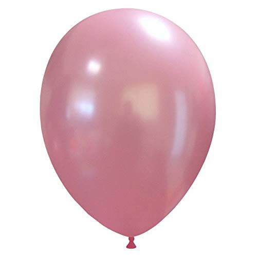 Event Kauf 25-1000 STK. Luftballons Metallic / Standard, Ø ca. 27 cm, Helium (500 Stück, Metallic Nr.60: Pink)