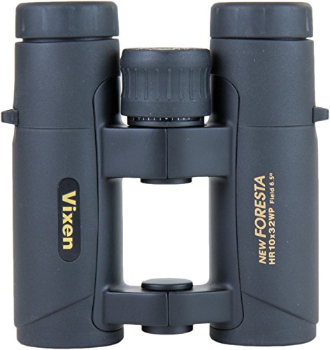 Vixen Fernglas - Binocular - New Foresta 10x32 DCF - inklusive Tragegurt, Umhängetasche, Linsenputztuch und Linsenabdeckung