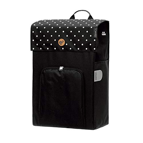 Andersen Shopper Tasche Malit 45 Liter schwarz und mit integriertem Thermofach 16 Liter
