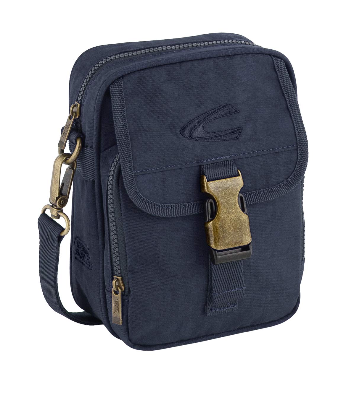 camel active Journey Herren Umhängetasche Crossbody Bag Klein Blau