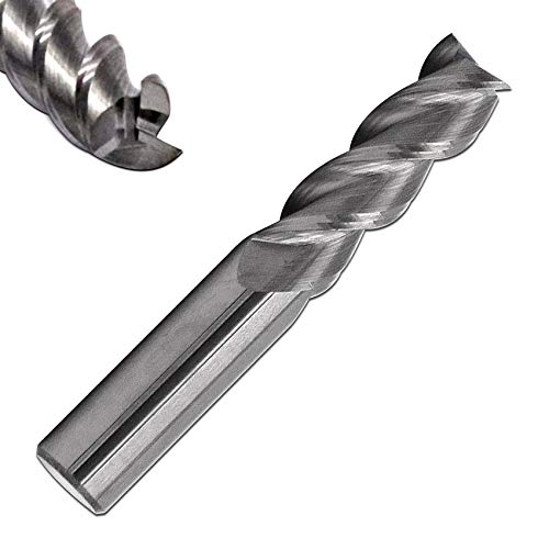 Corintian VHM Alufräser, Ø 1-12mm, Dreischneidrig, Vollhartmetall, für Aluminium, Kunststoff, etc. (10mm)
