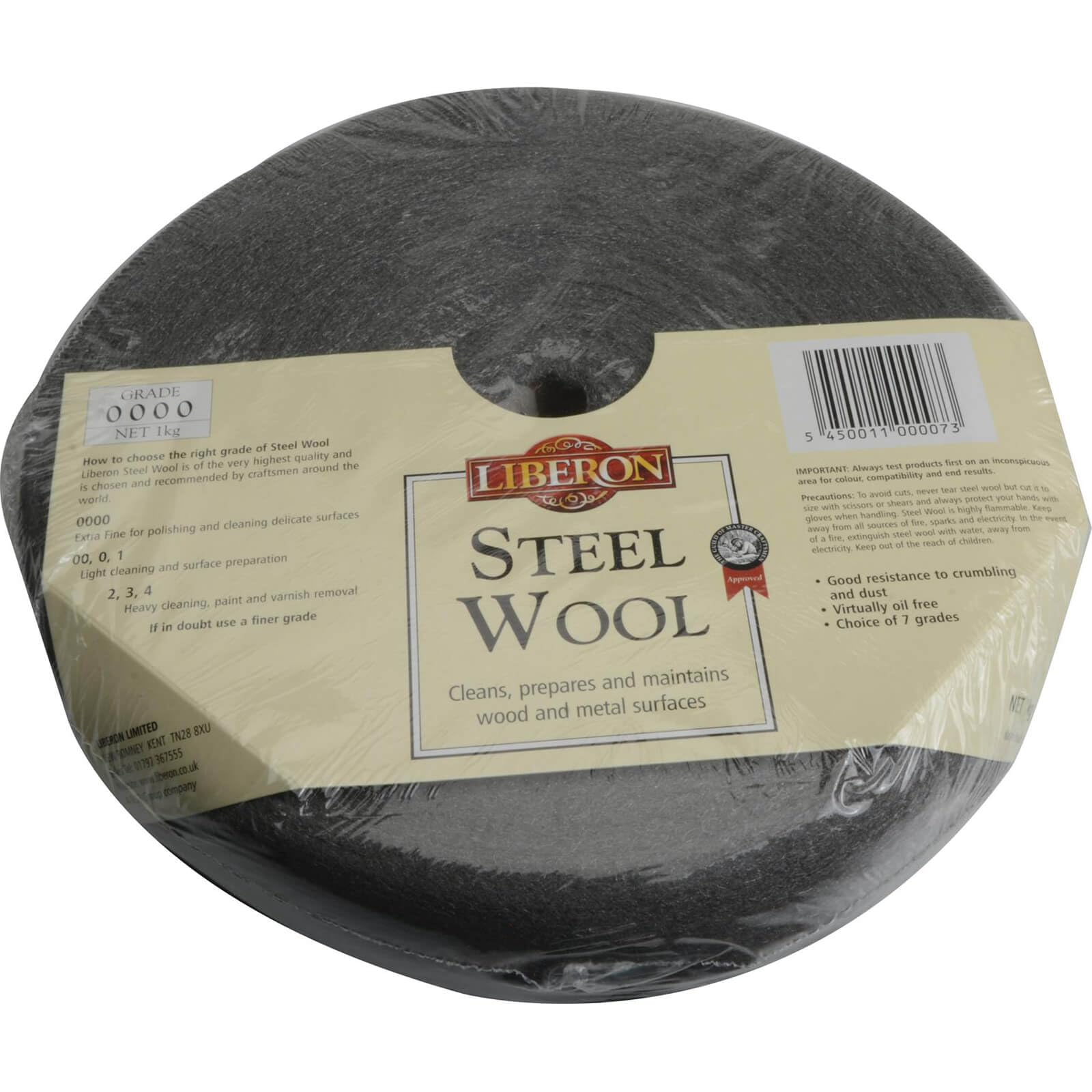 Liberon SW00001KG Stahlwolle, 1 kg