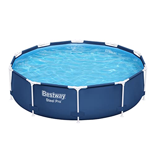 Bestway Steel Pro Frame Pool ohne Pumpe Ø 305 x 76 cm, dunkelblau, rund