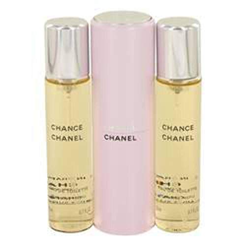 Chanel Chance, femme/woman, Geschenkset (Eau de Toilette, 20 ml + 2 Nachfller je 20 ml)