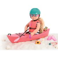 Our Generation 44481 Kayak Adventure Kajak Set für Puppen