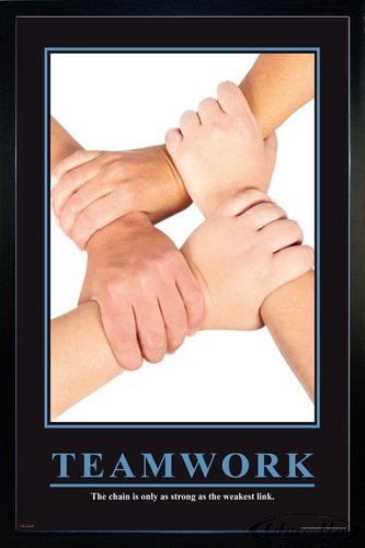 Close Up Teamwork Barney Stinson Poster How I Met Your Mother (66x96,5 cm) gerahmt in: Rahmen schwarz