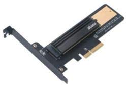 Akasa M.2 X4 PCI-E 3.0 Adapter Karte - schwarzes PCB, AK-PCCM2P-02