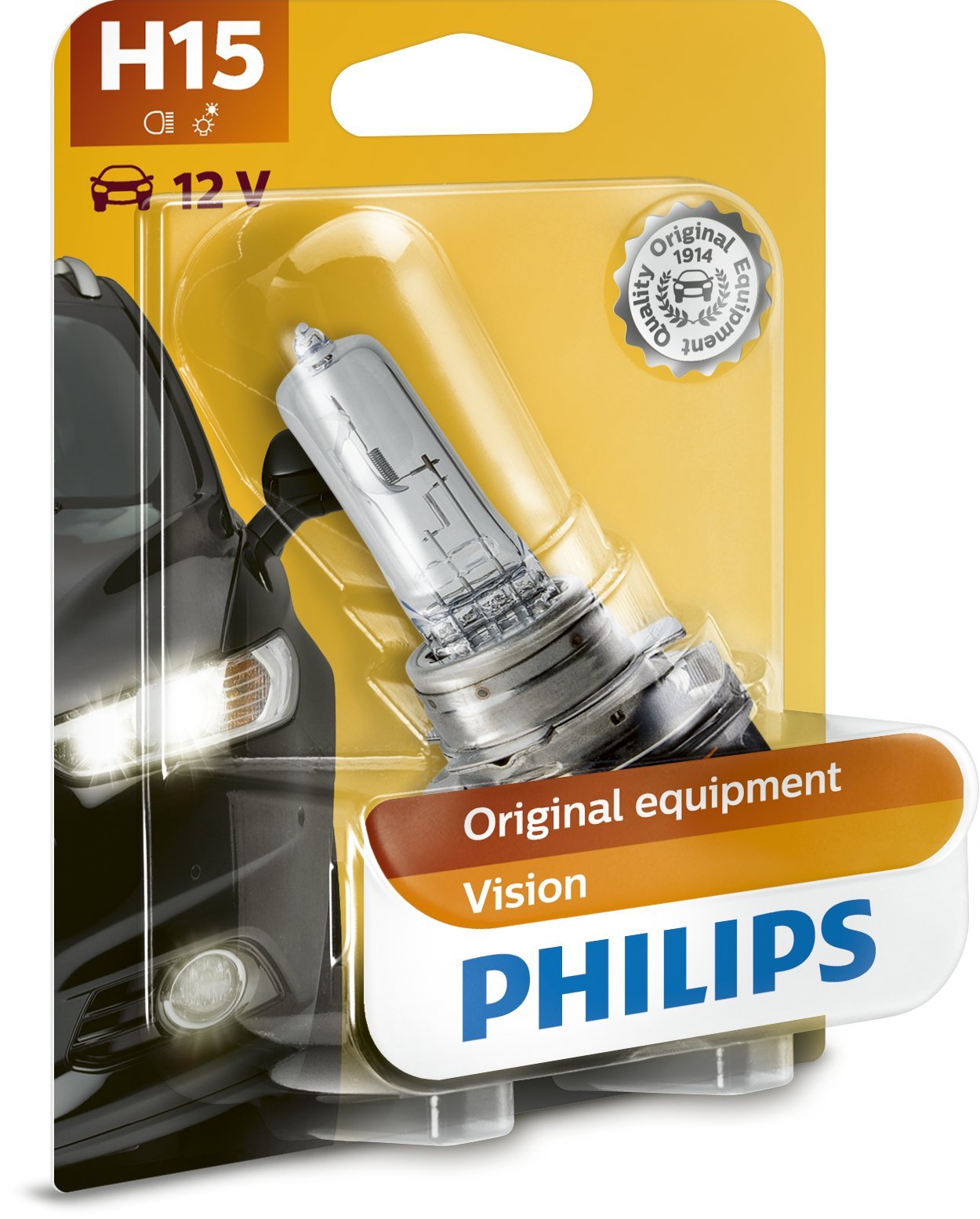 Philips 12580B1 H15 Halogen-Scheinwerferlampe