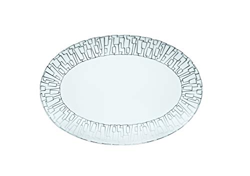 Platte oval 34x23,5cm TAC GROPIUS SKIN PLATIN Rosenthal