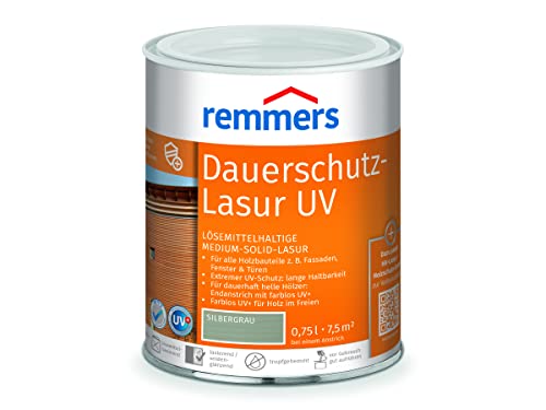 Remmers Langzeit-Lasur UV - Silbergrau 750ml