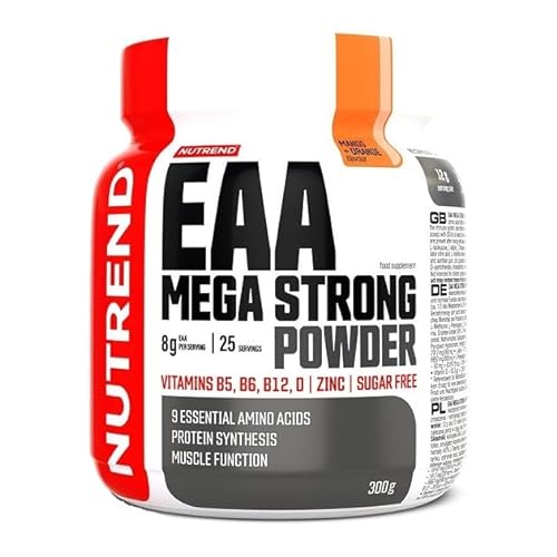 EAA Mega Strong Powder, Mango + Orange - 300g