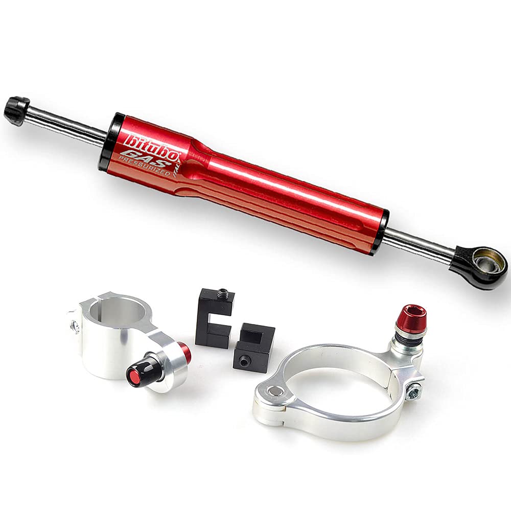 Lenkungsdämpfer rot BITUBO kit073 a1, BITUBO D für Moto Motor robust langlebig Qualität StoàŸdämpfer